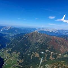 Flugwegposition um 10:56:22: Aufgenommen in der Nähe von St. Nikolai im Sölktal, 8961, Österreich in 2430 Meter